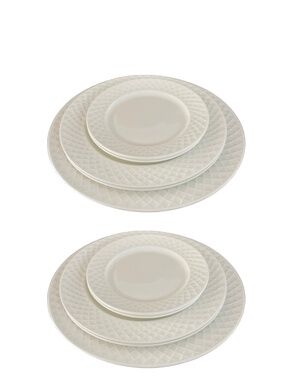 Mikasa Trellis Bone China – 6 Piece Place Setting Lot